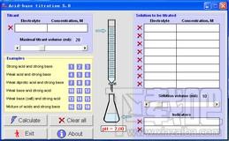 Acid-base titration,Acid-base titration下载,酸性物质分析,化学酸性物质分析工具