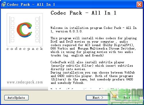 Codec,Codec Pack,解码器
