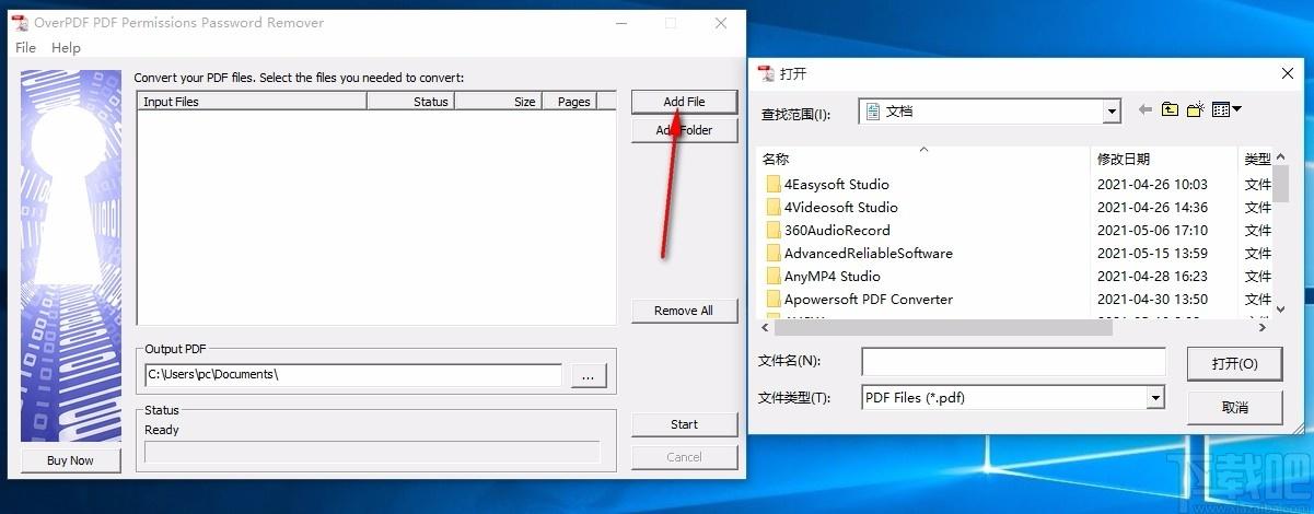 OverPDF PDF Permissions Password Remover,密码删除